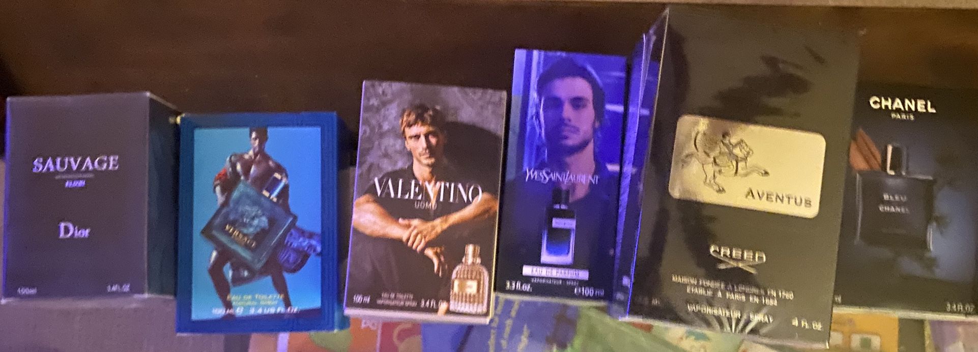 Colognes and perfumes