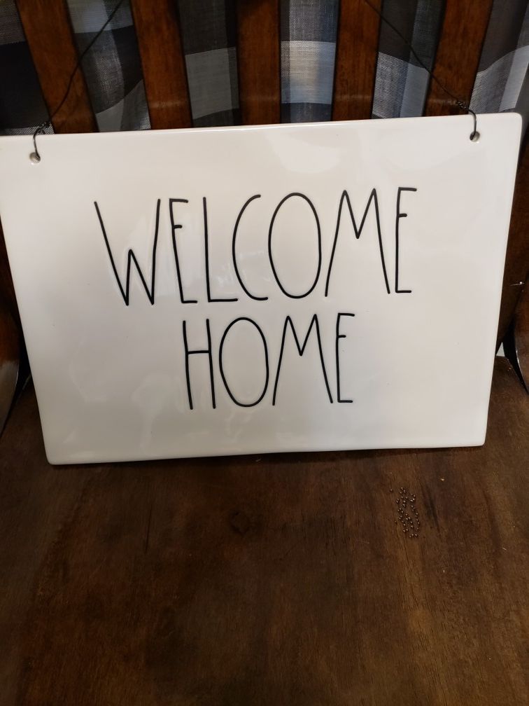 Rae Dunn welcome home decor