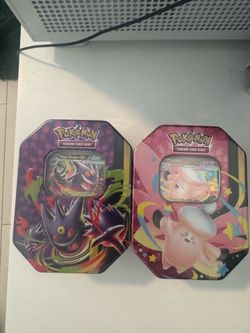 MoonLit tins Gengar and Clefable