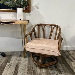 Rattan Mid Century Modern Chair