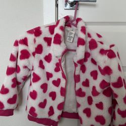 Valentines Jacket / Blouse  Size 7/8