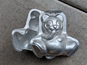 Vintage Wilton 3D Panda Bear Shaped Teddy Cake Pan Baking