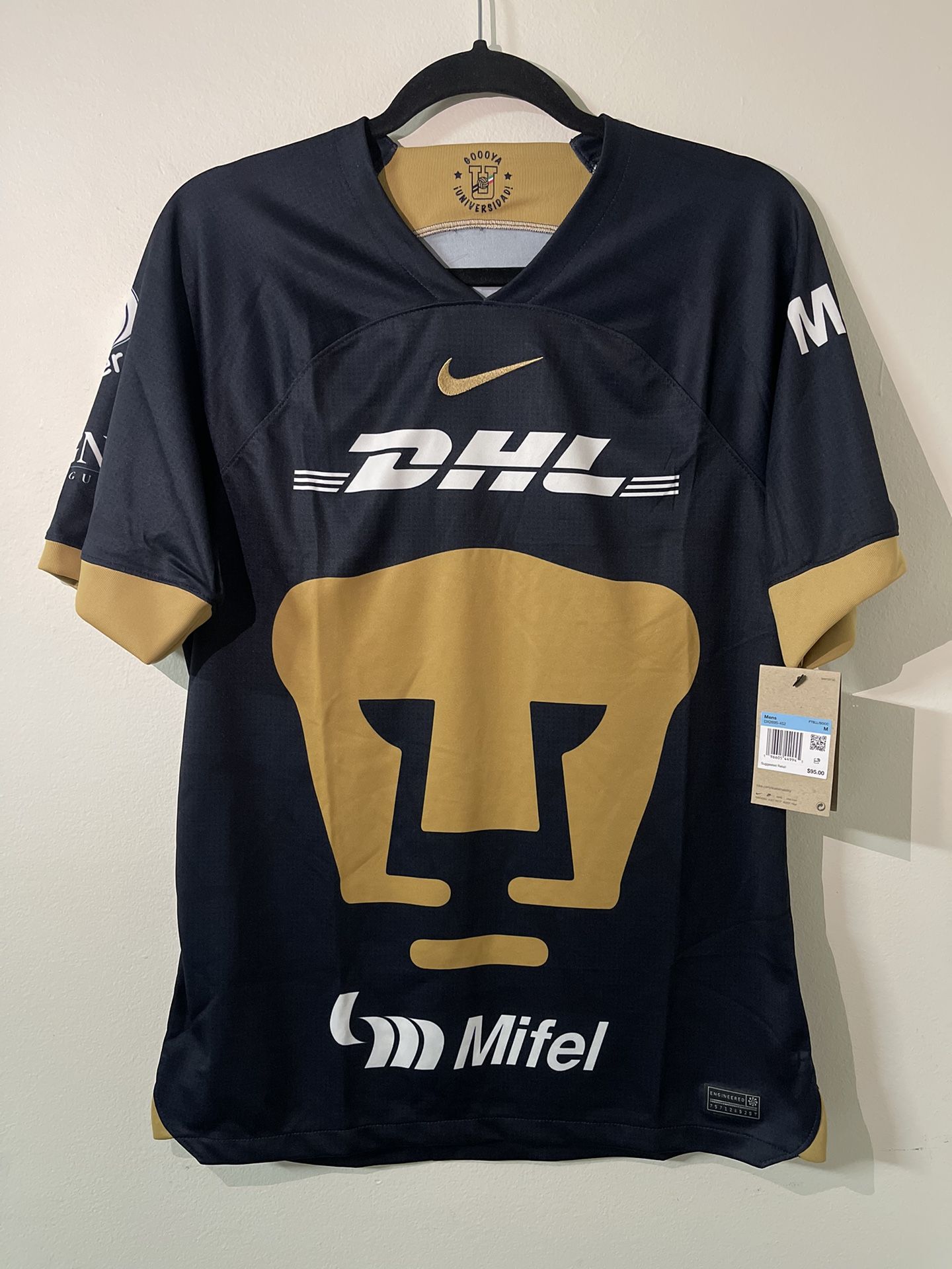 Nike x UNAM Pumas Stadium Away 23/24 Soccer Jersey Mens - Size Medium