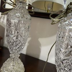 Crystal Lamps - Antiques & Beautiful 