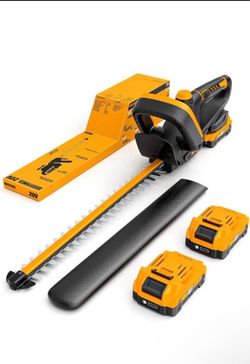 20V Hedge Trimmer Cordless, 20''Handheld Shrub/Tree Trimmer, Lightweight&Portable