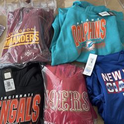 NWT Youth Kids NFL Licensed Sweatshirt Hoodies Brand New