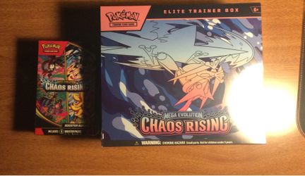 Chaos rising Elite Trainer Box and Booster Bundle