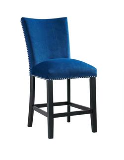 Francisco Counter Height Stool in Blue