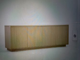Solid wood 4-door cabinet