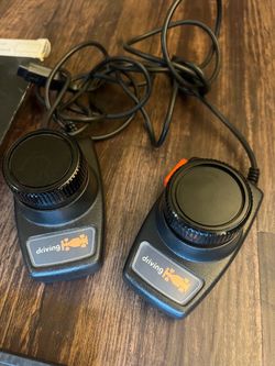 Atari 2600 Tested Jitter-Free CX-20 Driving Paddles with Race in Box Indy 500