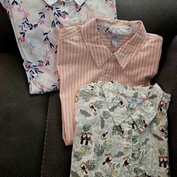 Three Beautiful Women's PL Croft & Barrow  Button Blouses