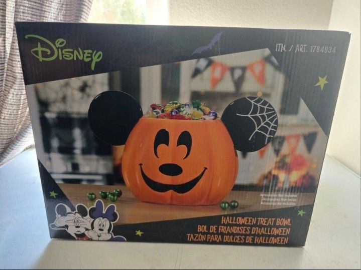Disney Pumpkin Mickey Candy Bowl