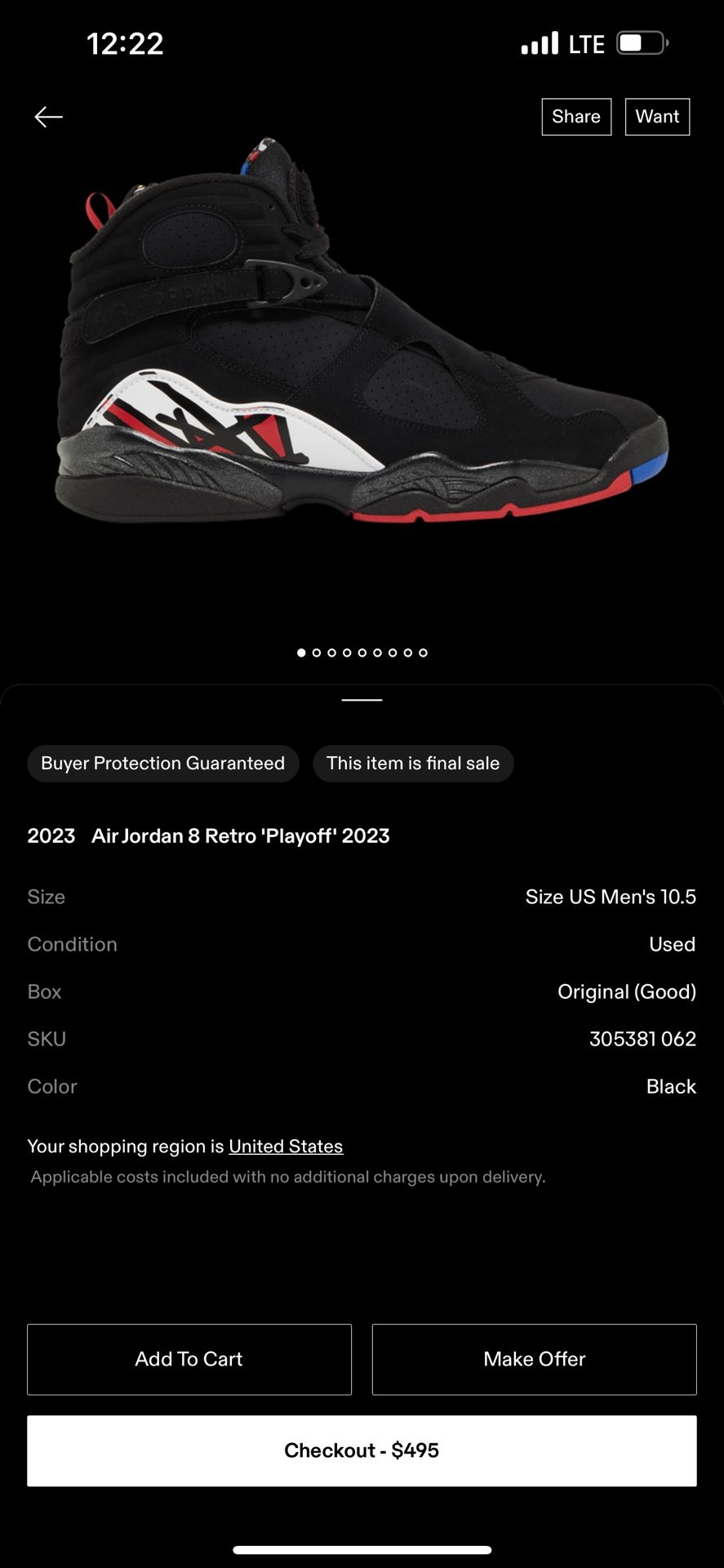 Air Jordan 8 “playoffs”