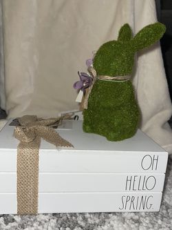 Rae Dunn Spring Book Stack