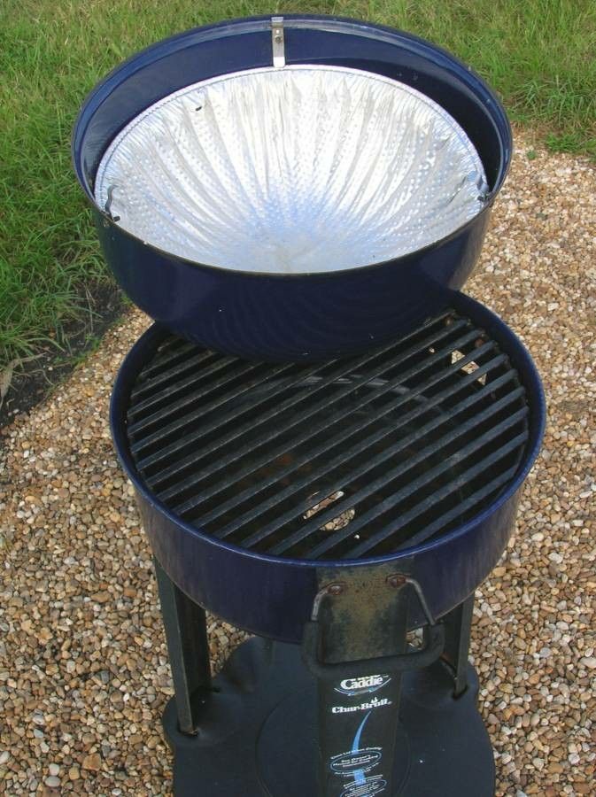 Small CharBroil Patio Caddie Charcoal Burner BBQ Barbecue Smoker