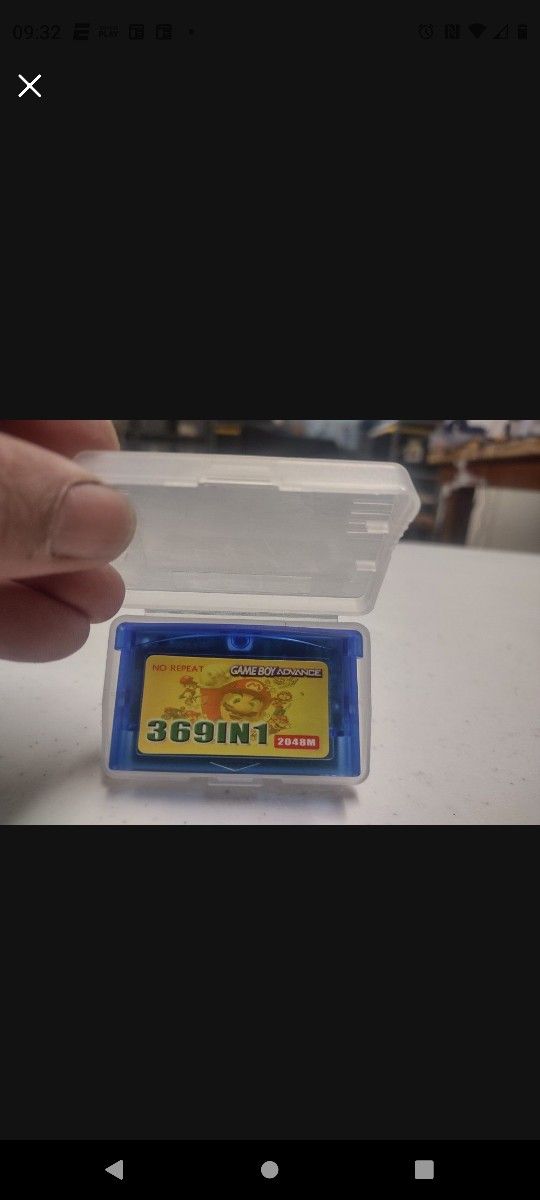 Nintendo Gameboy 369 in 1 game card gameboy Nintendo DS Lite gameboy advance