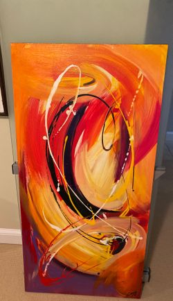 Original acrylic abstract painting