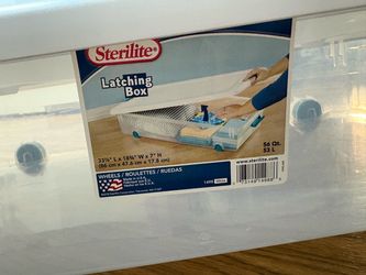 Sterilite under-bed storage