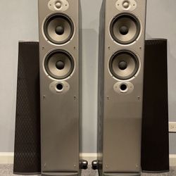 Pair Of Vintage Polk Audio Speakers