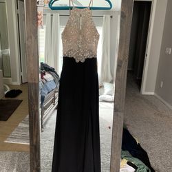 Black Sequin Dress