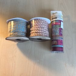 Ribbon Ropes And Washi Tape 