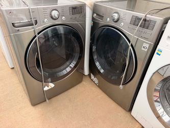 LG washer and gas dryer
