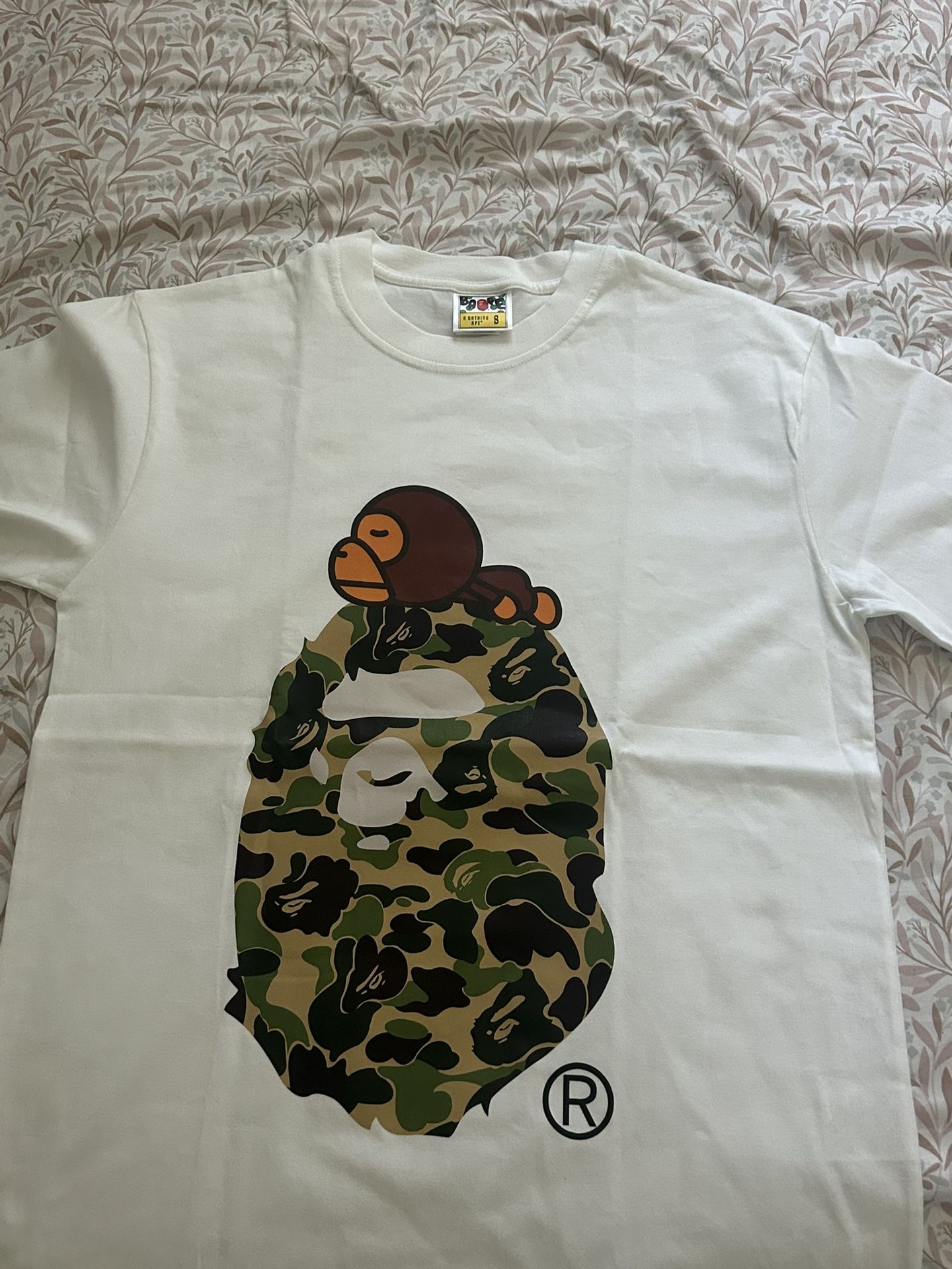 bape milo camo shirt