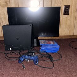 PS4 And Monitor