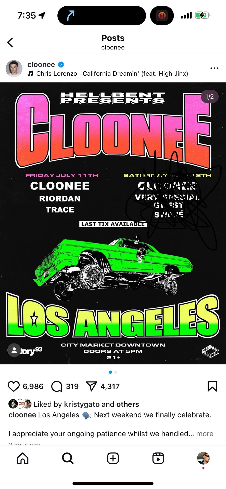 Cloone Friday Tickets