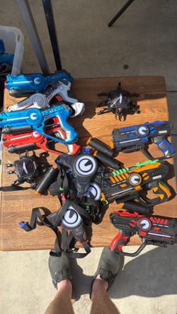 Laser tag guns