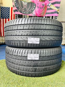 2 USED TIRES 285/40ZR22 PIRELLI PZERO R01 MAX PERFORMANCE 285 40 22 💰 Best deals are ca$h in person 