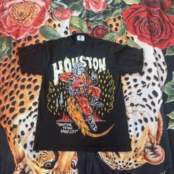 Warren Lotas x Houston Rockets Space City "Light The Fuse" t-shirt Mens Medium