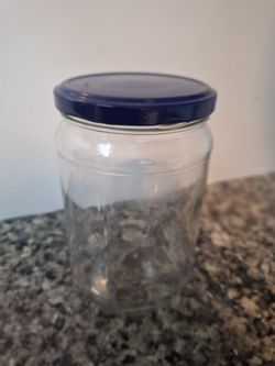 Clear Glass Jar with Lid
