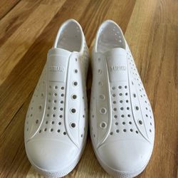 White Rubber Sneakers - woman’s Size 8