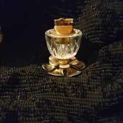 Gorgeous Vintage Crystal Table Lighter