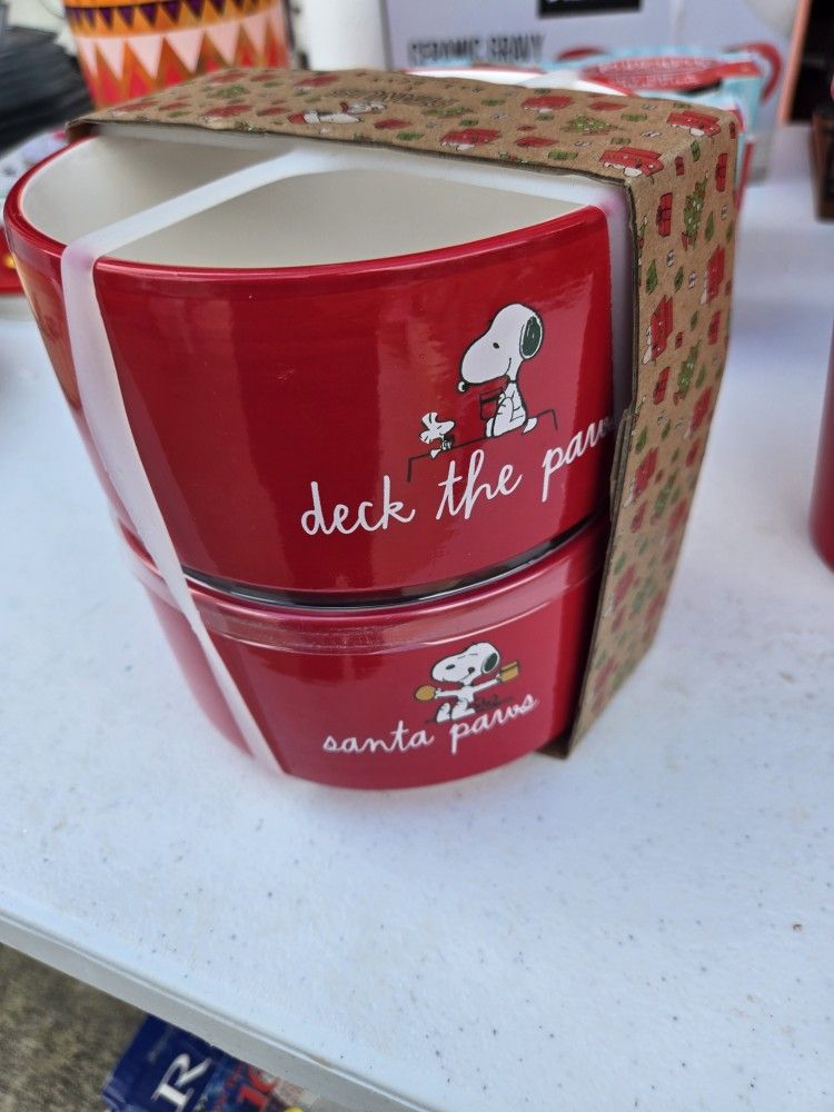 Snoopy Dog Bowls