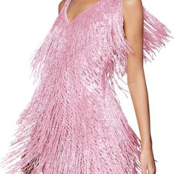 Cocktail Flapper Dress 20s Gatsby Mini Feather Prom Party Taylor Swift Eras Tour 