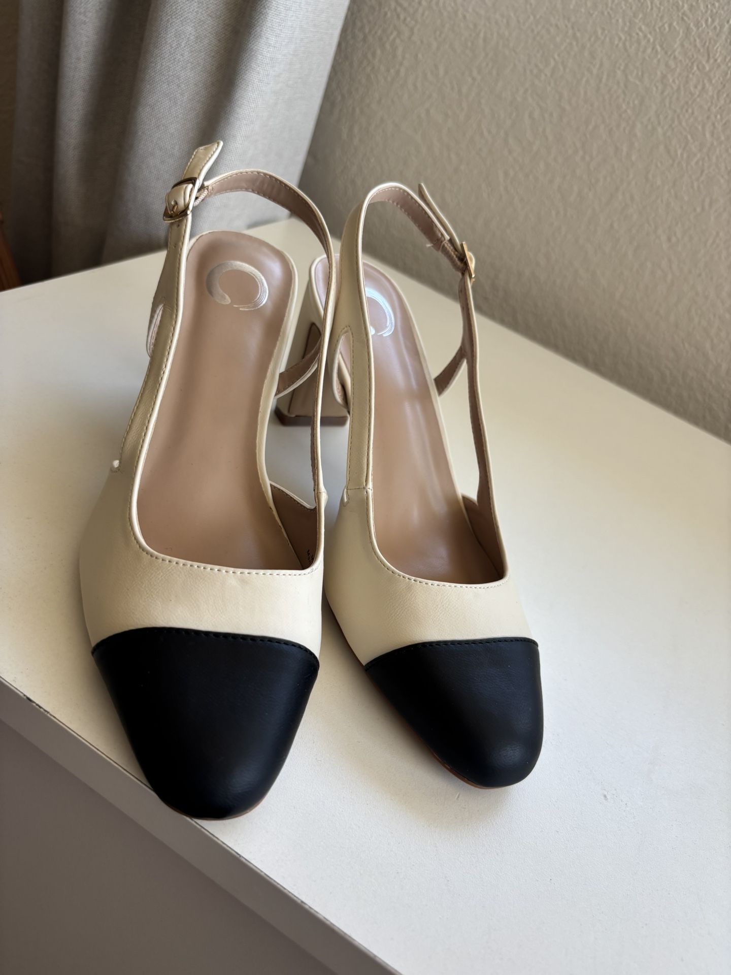 Slingback Pumps - Color Block