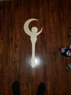 Sailor Moon Wood Cut Staff
