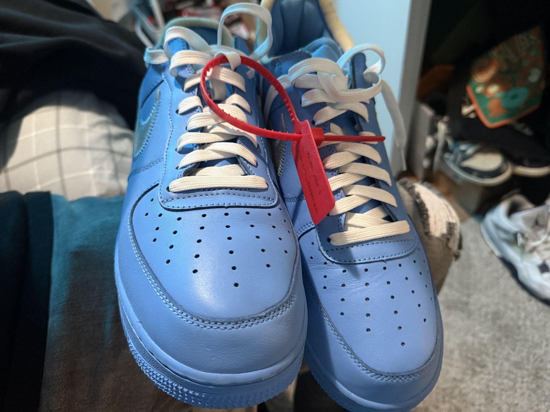 Nike Off White Air Force 1 "UNC” Size :13