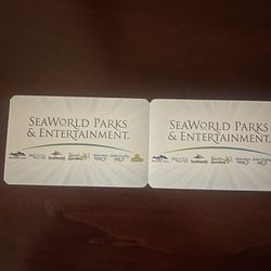 2 Aquatica Passes For One Day
