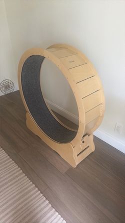 Large Wooden Cat Exercise Wheel