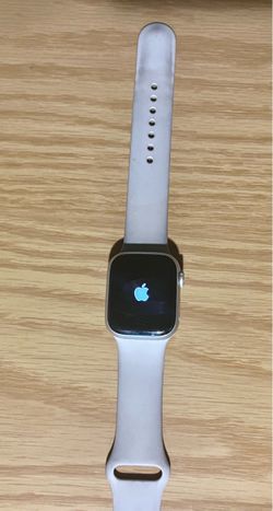 Apple Watch 7 series with White Sport Band