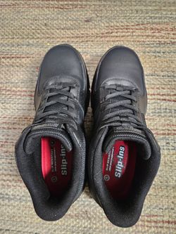 Black leather Skechers  shoes!!! Size 10.5!!!
