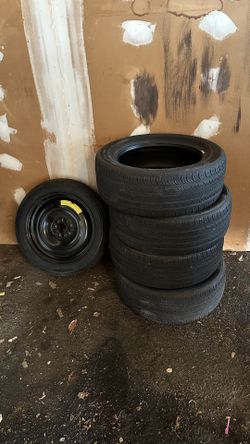 Continental ProContact TX 205/55r16 + Wheels & Spare