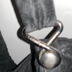 Authentic  Chanel Le Marais Hobo From-2008-2009 Collection   Black Canvas‘silver Tone Hardware 