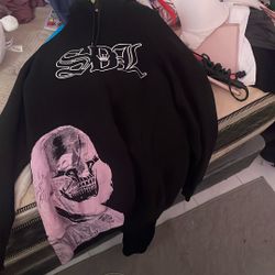 SDL pink and black hoodie
