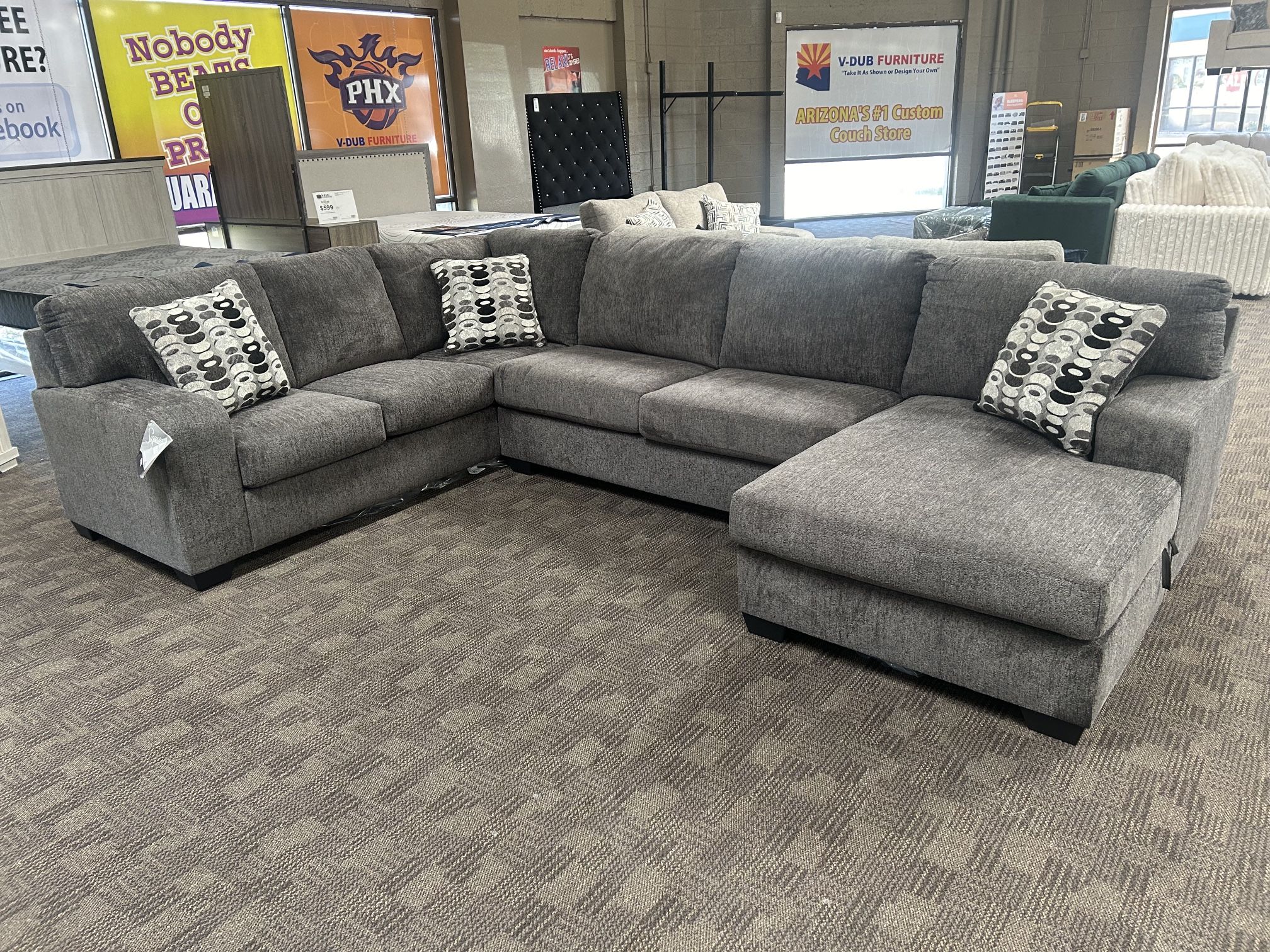 New Grey Sectional