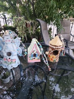 Garden hummingbird houses each $5