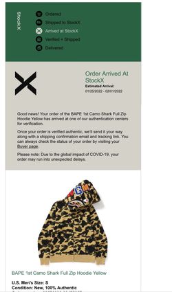 Yellow Bape Hoodie ( Negotiable )